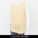 LANVIN SPORT(ランバン スポール)ニットベストオレンジ系VMF5051B3 A02