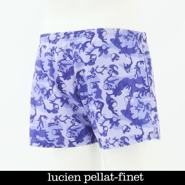 LUCIEN PELLAT-FINET(ルシアンペラフィネ）MENS 水着(スイムウェア)パープルカモフラEVH1650