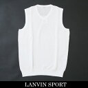 LANVIN SPORT(ランバン スポール)ニットベストホワイトVMF5051B N91