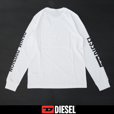 DIESEL(ディーゼル)ロングTシャツ長袖TシャツホワイトA00355 0AAXJT-DIEGOS-LS-K40