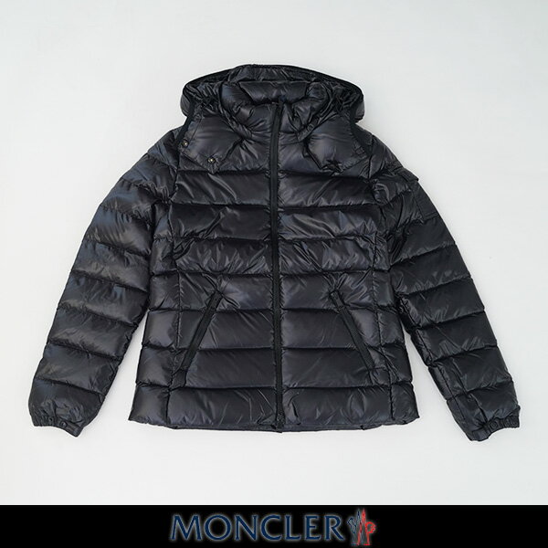 MONCLER モンクレール フード付ダウンブルゾンブラックレディースウェアBADY バディー