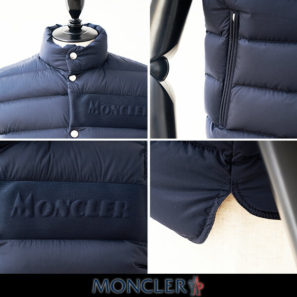 MONCLER モンクレールダウンベストネイビーメンズウェアNOIR