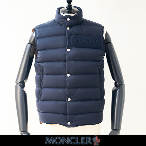 MONCLER モンクレールダウンベストネイビーメンズウェアNOIR