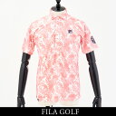 FILA GOLF(フィラゴルフ)半袖ポロシャツピンク系742 610