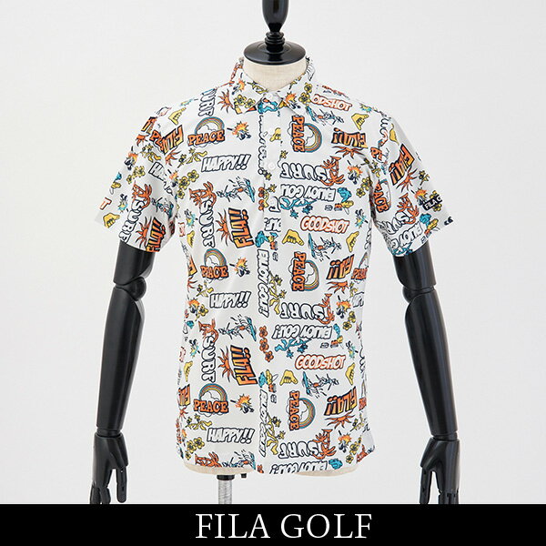 FILA GOLF(フィラゴルフ)半袖ポロシャツホワイト系742 611
