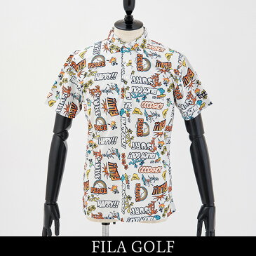 FILA GOLF(フィラゴルフ)半袖ポロシャツホワイト系742 611