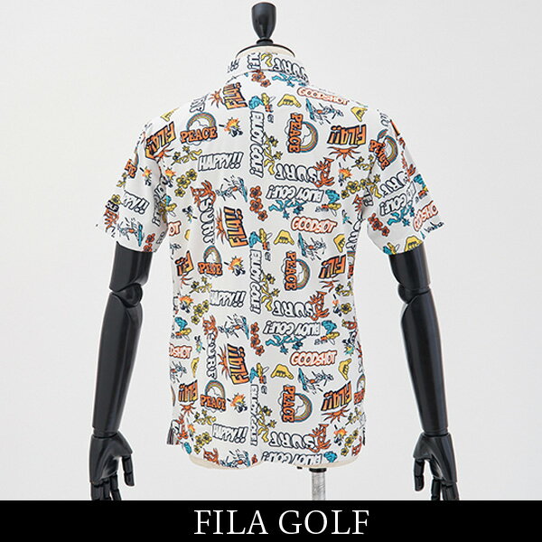 FILA GOLF(フィラゴルフ)半袖ポロシャツホワイト系742 611