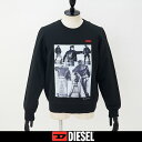 DIESEL(ディーゼル)トレーナーブラックA07595 0AJIH