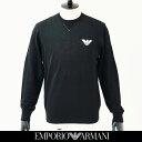 EMPORIO ARMANI（エンポリオ アルマーニ）クルーネックセーターブラック6L1MXG 1MJVZ