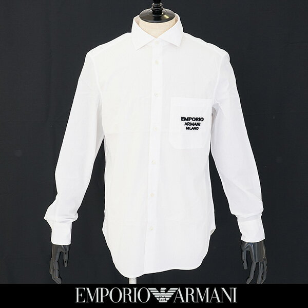 EMPORIO ARMANI（エンポリオ アルマーニ）カジュアルシャツホワイト3R1CC5 1NSGZ 0100