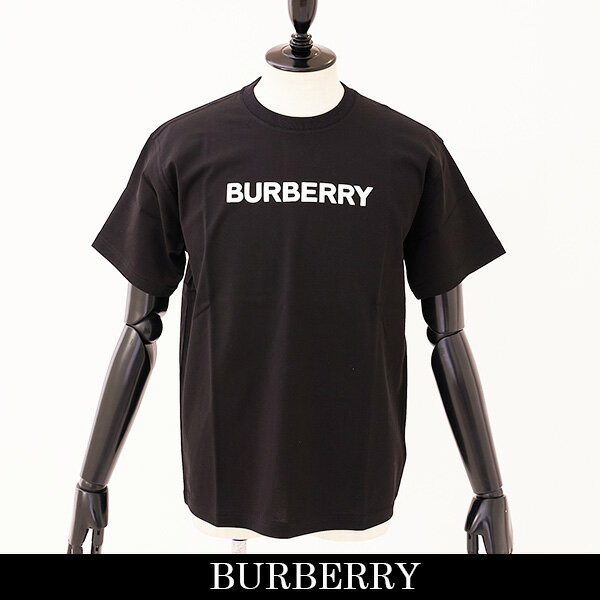 Burberry(バーバリー)半袖Tシャツ コットン オーバーサイズTシャツブラック8084233