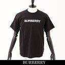 Burberry(バーバリー)半袖Tシャツ コットン オーバーサイズTシャツブラック8055307