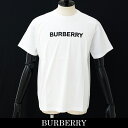 Burberry(バーバリー)半袖Tシャツ コットン オーバーサイズTシャツホワイト8055309