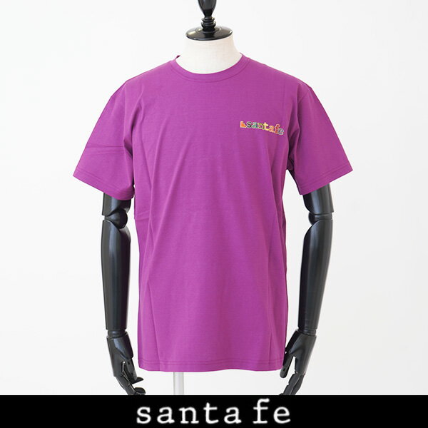 大人気SANTAFE(サンタフェ)半袖Tシャツパープル0180 239 85404