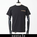 大人気SANTAFE(サンタフェ)半袖Tシャツブラック0180 239 85404