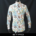 ETRO(エトロ)花柄シャツホワイト系1K964 4720 990