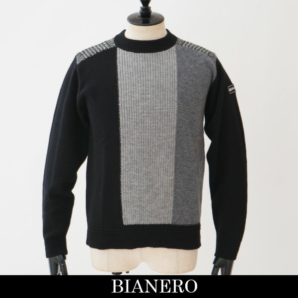BIANERO(ビアネロ)セーターグレー241 7071 17
