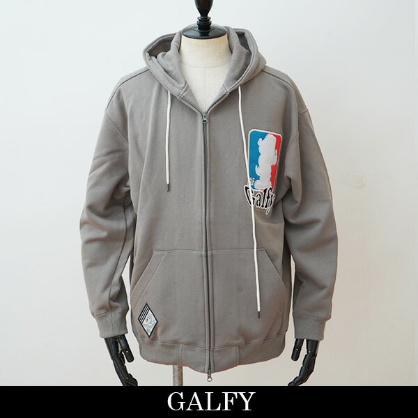GALFY(ガルフィー)ジップアップパーカーグレー133032