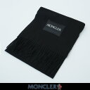 モンクレール MONCLER(モンクレール)ニットマフラーブラックI2 091 3C00019 A0152