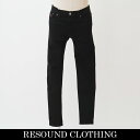 RESOUND CLOTHING(TEhN[WO)LOAD DENIMubNBASIC SSK 004