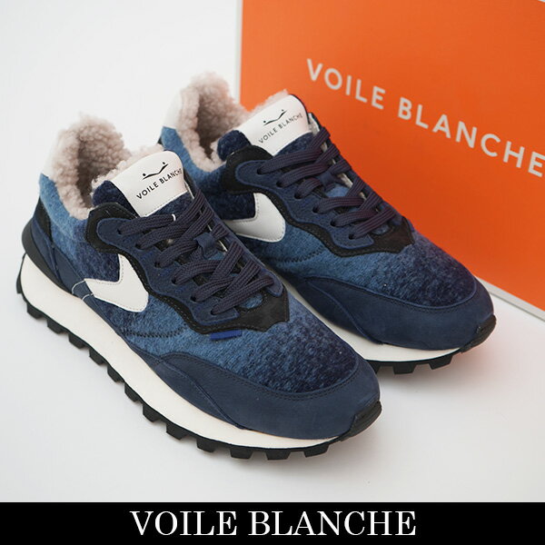 VOILE BLANCHE(ボイルブランシェ)スニーカーネイビー系OWARK HYPE FUR MAN NUBUCK/F 1C55