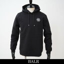 BALR(ボーラー)パーカーブラックB1261 1109 OLAF STRAIGHT H2S GOAL HOODIE