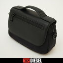 DIESEL(ディーゼル)レディースショルダーバックブラックX09643 P5155Nylon Mono Mini Messenger