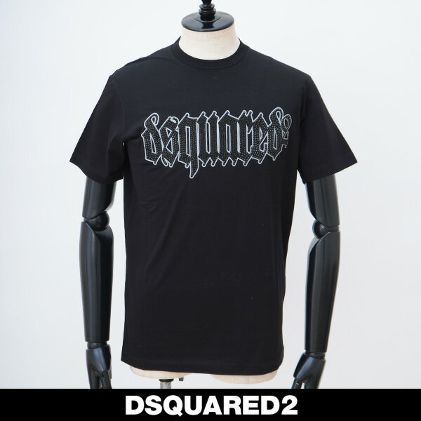 Dsquared(ディースクエアード)半袖TシャツCOOL FIT T-SHIRTブラックS74GD1222 S23009