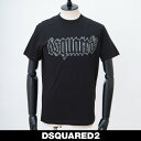 Dsquared(ディースクエアード)半袖TシャツCOOL FIT T-SHIRTブラックS74GD1222 S23009