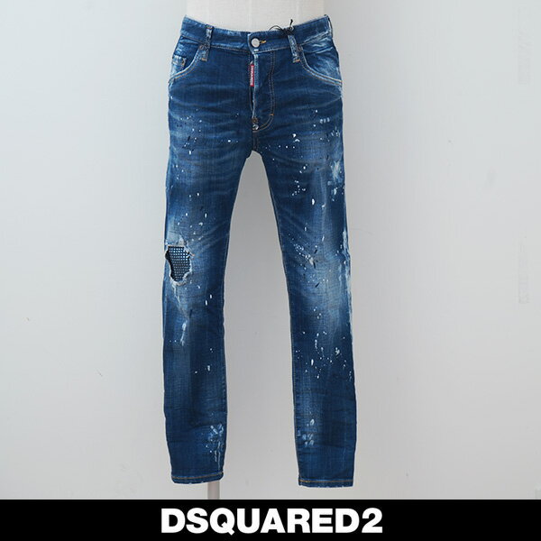 【国内正規品】DSQUARED2(ディースクエアード)ダメージ加工スケータージーンズ/SKATER JEANS71LB1416