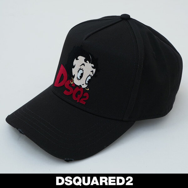 DSQUARED 2(ディースクエアード)キャップブラックS82BC0779