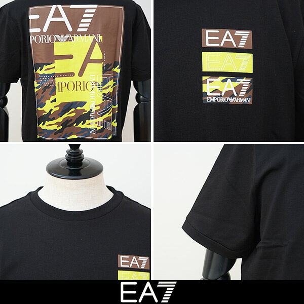 EMPORIO ARMANI（エンポリオ アルマーニ）半袖Tシャツブラック3DPT12 PJ78Z