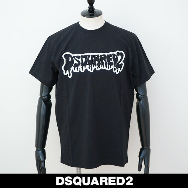 Dsquared(ディースクエアード)半袖TシャツブラックS74GD1221