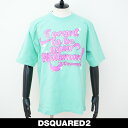 Dsquared(ディースクエアード)半袖TシャツライトグリーンS74GD1244 S24660