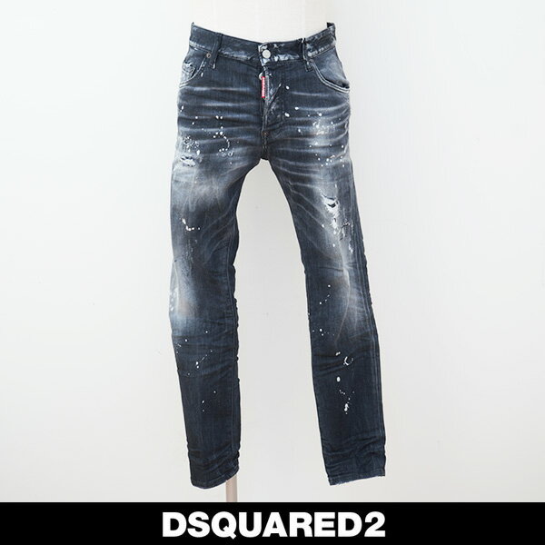 【国内正規品】DSQUARED2(ディースクエアード)ダメージ加工ジーンズSuper Twinky JeansS71LB1371