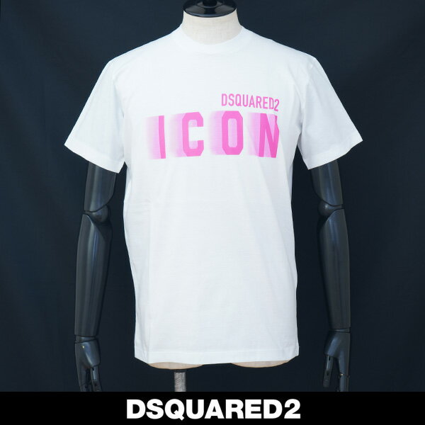 Dsquared(ディースクエアード)オーバーサイズ半袖TシャツホワイトS79GC0081