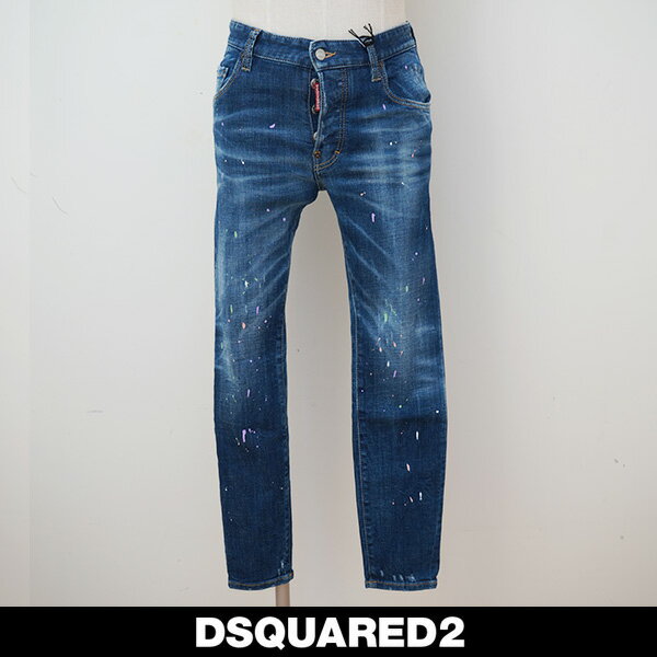 【国内正規品】DSQUARED2(ディースクエアード)ダメージ加工ジーンズSuper Twinky JeansS71LB1411