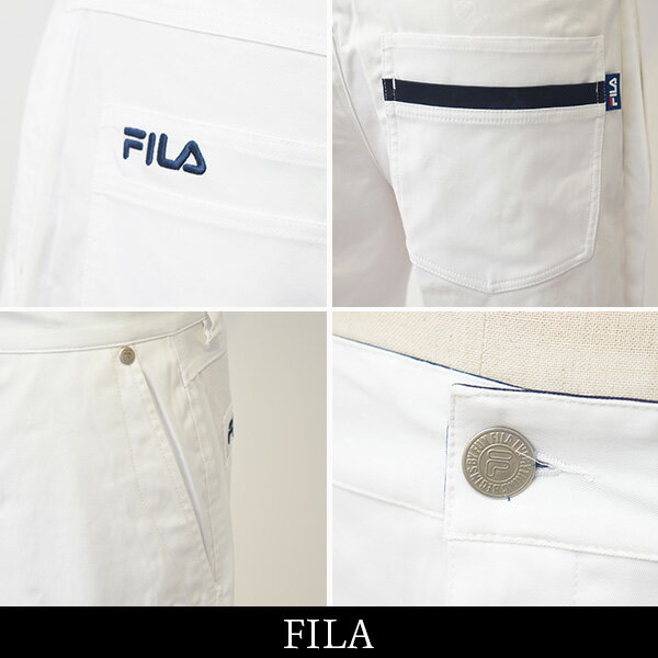 FILA GOLF(フィラゴルフ)ショートパンツハーフパンツホワイト系744 305