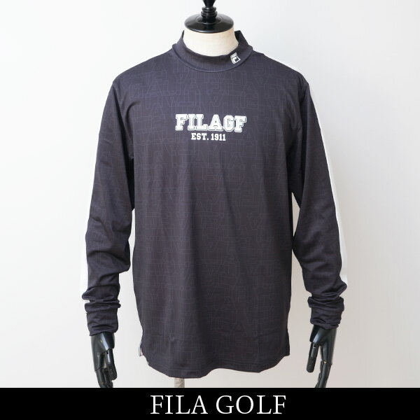 FILA GOLF(フィラゴルフ)モックネックシャツブラック784 510