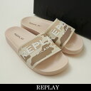 REPLAY(リプレイ)シャワーサンダルベージュ系GMF1A 000 C0065S