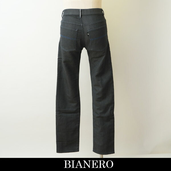 インポートshop TAISEIDOのBIANERO(ビアネロ)ストレッチカジュアルパンツブラック245 2072｜アングル2
