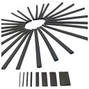 TaiSeiDC 熱収縮チューブ 収縮率3:1 規格 3/1mm 4.8/1.6mm 6.4/2.1mm 9.5/3.1mm 二層構造 接着剤付き 防水 熱収縮チューブセット 25ピース 4規格選択(2)