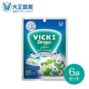 【公式】大正製薬 ヴイックスのど飴プラス ハーバルミントパウダー 62g×6袋