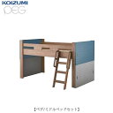 ミドルベッドセット ペグ/PDM-618WOベッドパーツ+ボード2組【子供部屋/入学準備/寝室/学習家具/おうち時間/コイズミ】(3)