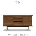 TR 160カウンター/MBR/ステン【ダイニング/カフェ風/収納/サンキコーポレーション】
