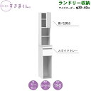 サニタリーすきまくん 幅30〜40 奥行32cm/42cm/52cm 洗面収納棚 ランドリー収納 TSR