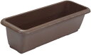 【国産】AZプランター650エコ(茶)スノコ付 (横)655mm(縦)230mm(高さ)189mm 園芸 プラスチック製植木鉢