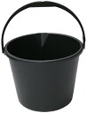 【国産】バケツ 10L (黒)小型ポリバケツ