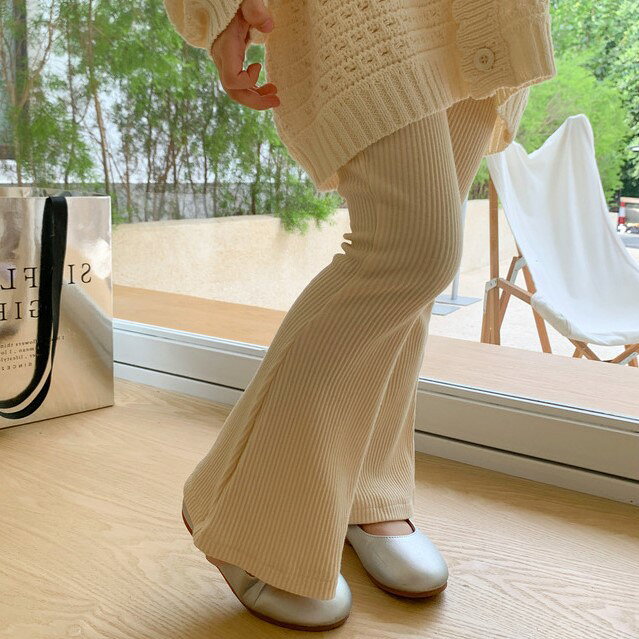 ガールズ フレアパンツ キッズ 女の子 レギンス レギパン カジュアル オールシーズ...