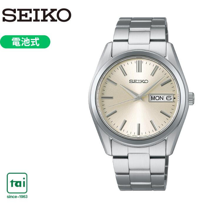 樂天商城 - SEIKO S Series SBTH007 電池式クォーツ ステンレス 腕時計 セイコー メンズ シルバー 白 カレンダー 日付 曜日 10気圧防水 ビジネス ウオッチ シンプル 見やすい